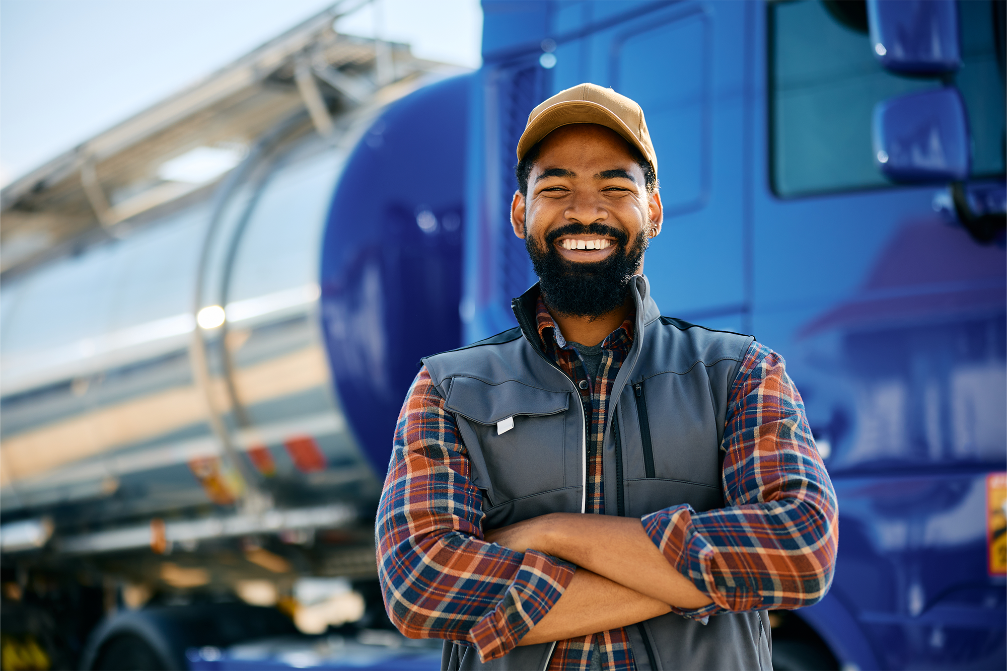 Fuel tank truck driver